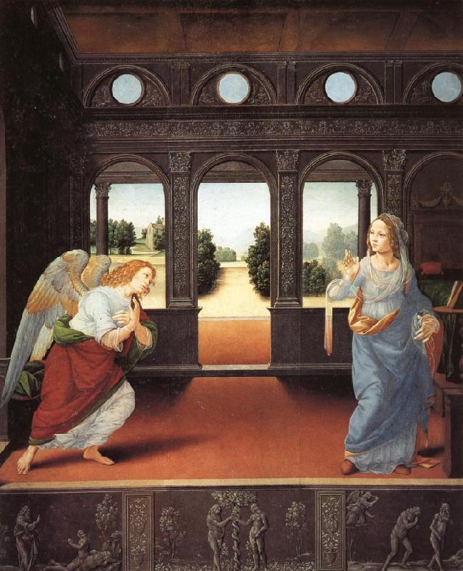 LORENZO DI CREDI The Annunciation Sweden oil painting art